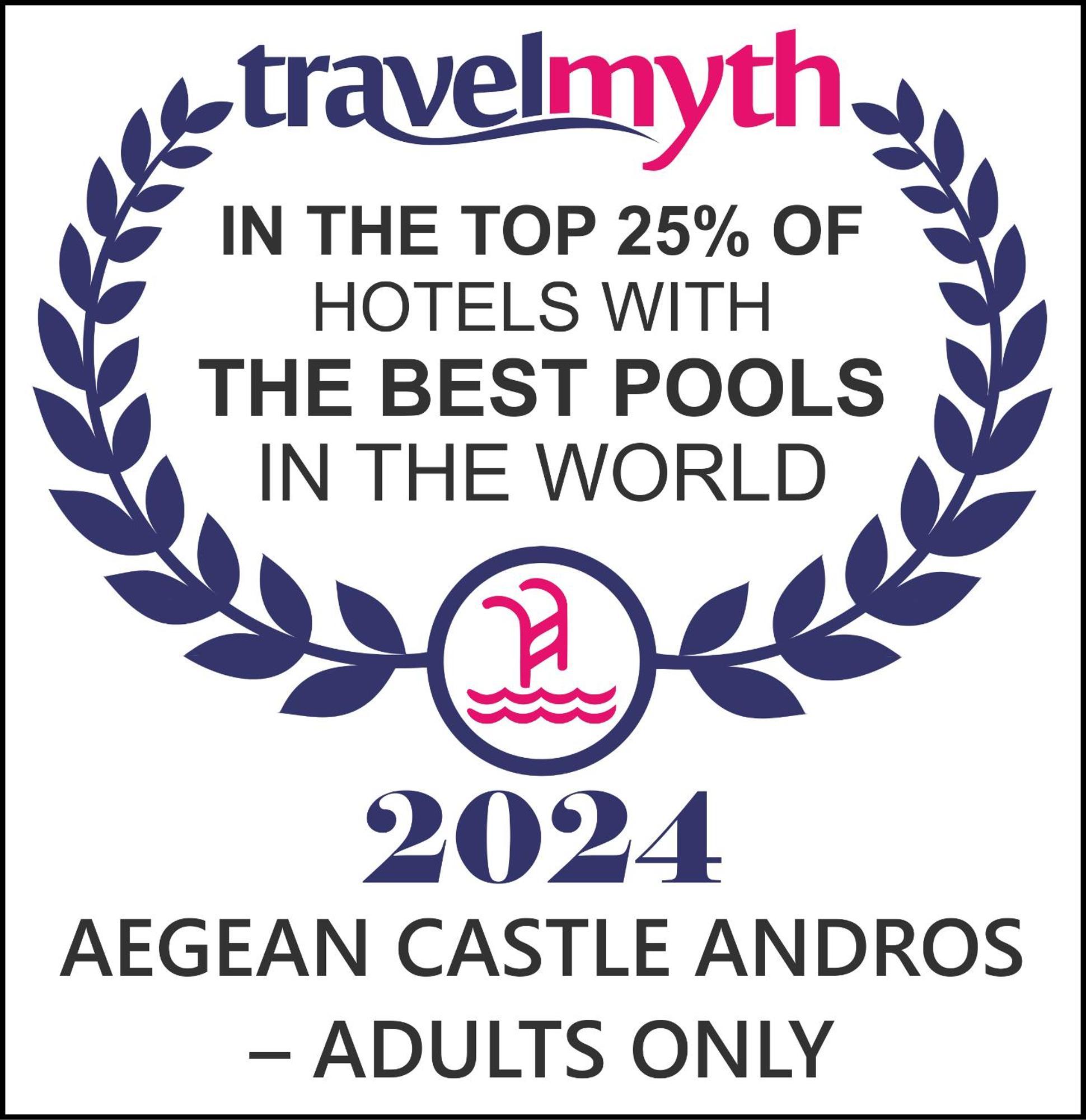 Aegean Castle Andros - Adults Only Aparthotel Agia Eleousa Eksteriør bilde